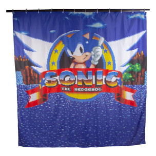 Sonic The Hedgehog Shower Curtain Classic Fizz Creations