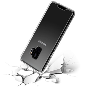 Coque Galaxy S9 Plus Samsung ANTI CHOCS silicone transparente avec bords renforcés