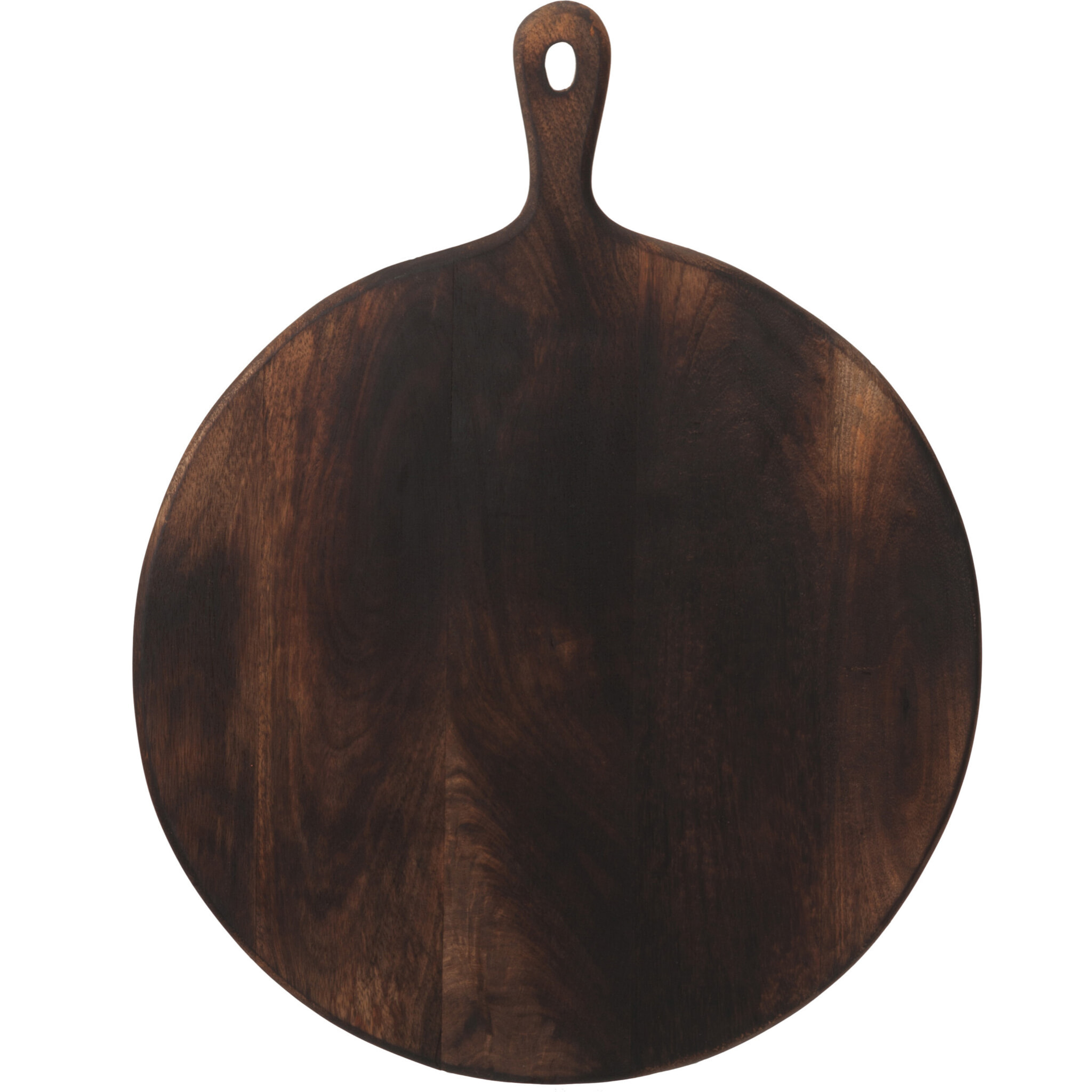 J-Line planche à découper ronde - bois - brun foncé - extra large