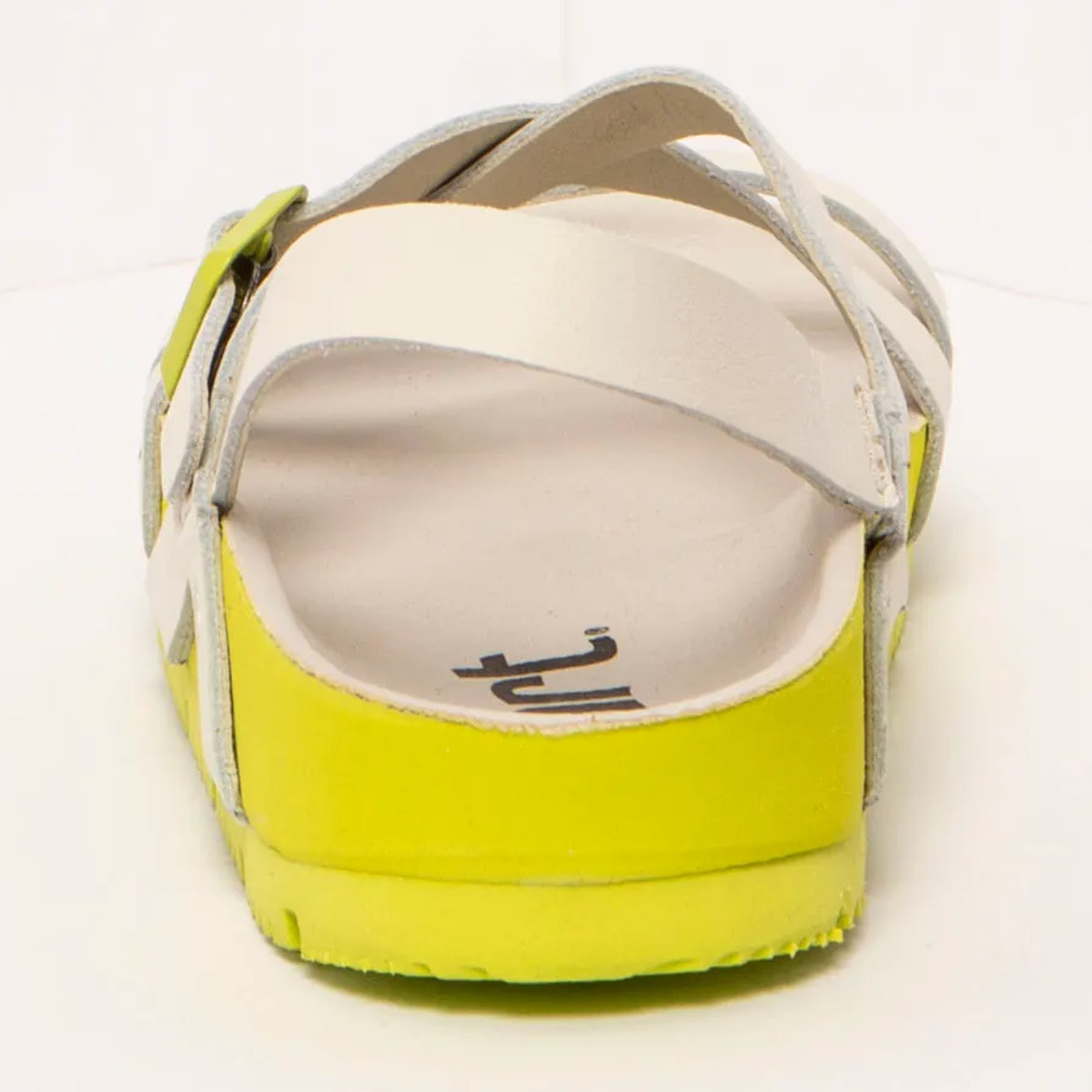 Sandalias 1619 NAPPA CREAM-PISTACHO /BURDEOS color Cream-pistacho