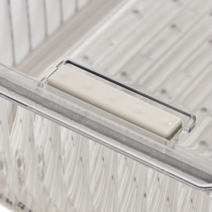 Organiseur réfrigérateur Streaks transparent