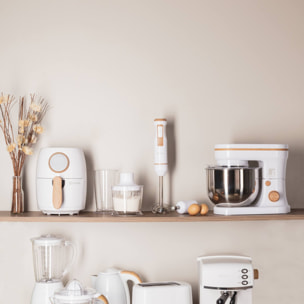 Bergner NATURALLY Tostadora de 2 rebanadas 700W y 7 velocidades