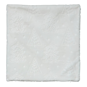 COUSSIN EMB SAPIN BLANC 45X45