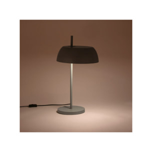 Lampe à poser en métal gris - LOLLY 621
