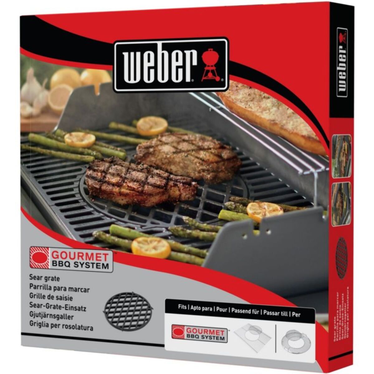 Grille barbecue WEBER de saisie Gourmet BBQ System GBS