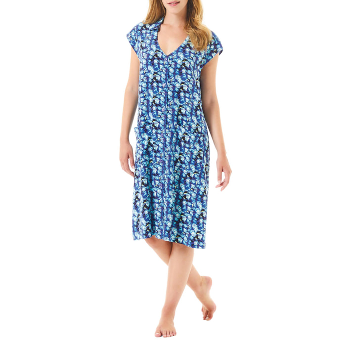 Vestido Viscosa Abotonado