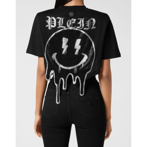 PHILIPP PLEIN Camiseta de cuello redondo SMILE
