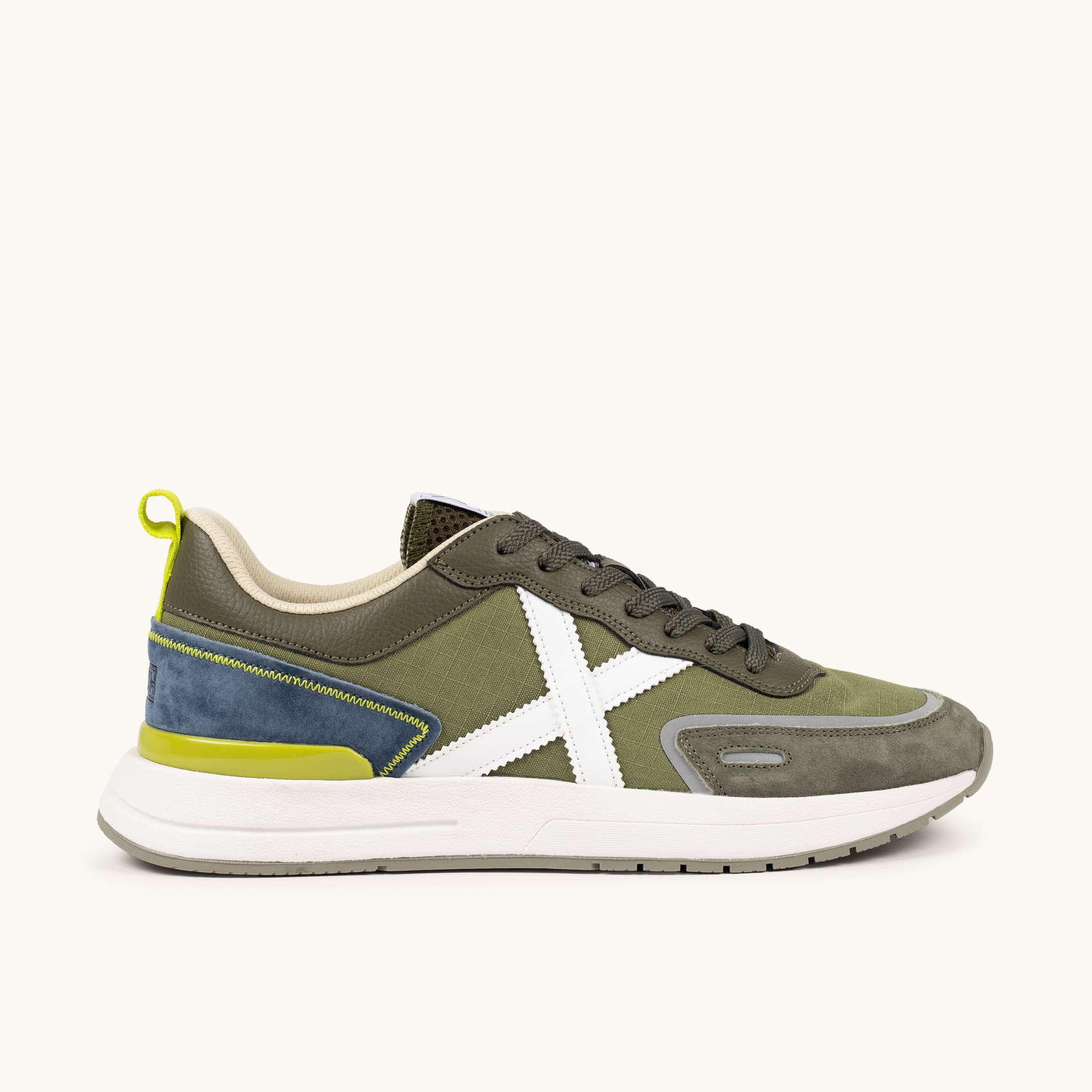 Zapatilla Ergonómica en Naranja y Beige MUNICH SPEED 19