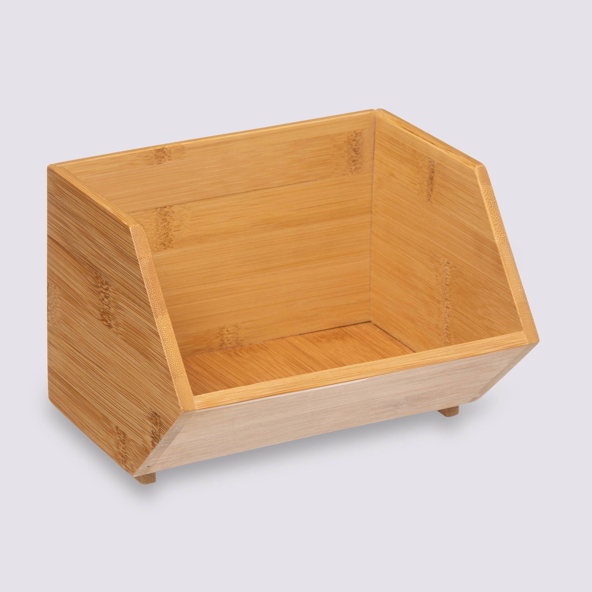 Organizador deslizante modelo pequeño bambú