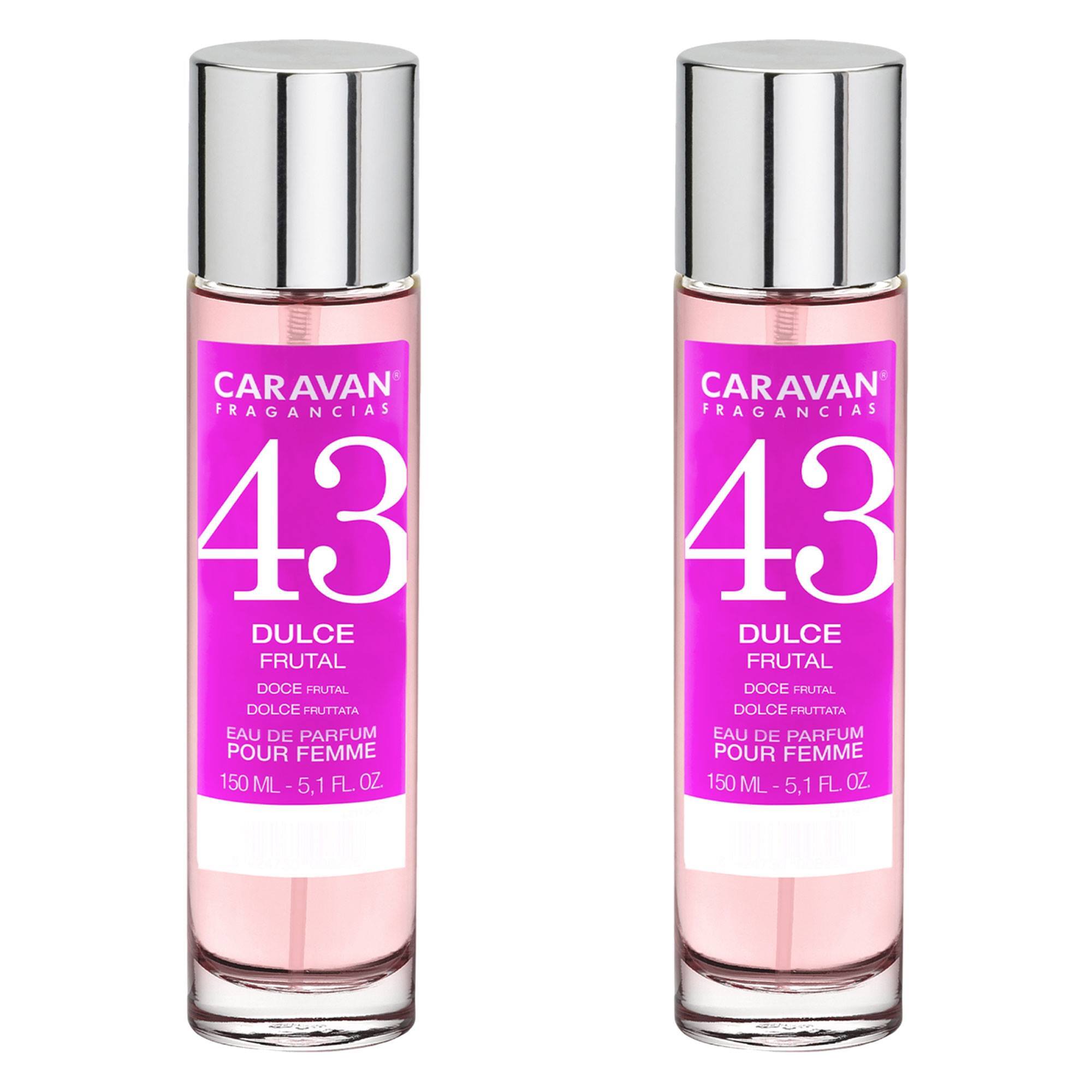 Caravan fragancias - caja de regalo con 2 perfumes nº43 de 150 ml, para mujer