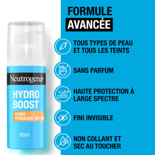 Hydro Boost SPF 50 - Fluide Hydratant avec acide hyaluronique B5 et niacinamide Hydro Boost 50ml