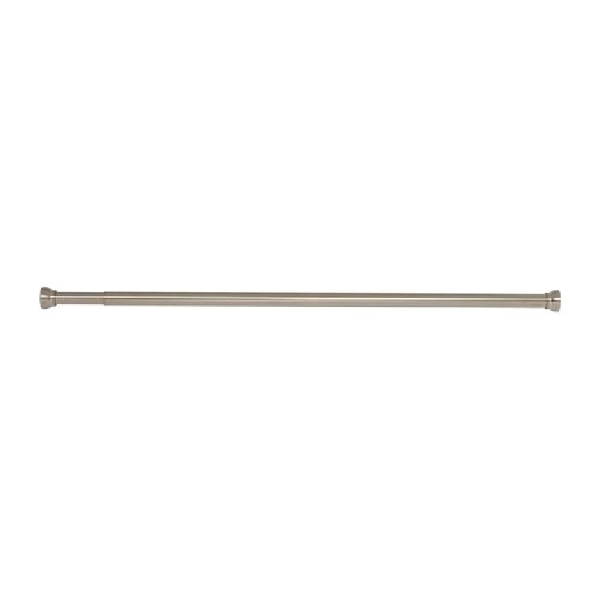 Barre tringle pour rideau de douche ou baignoire extensible sans perçage en Alu KRETA 125-220cm Brossé Spirella