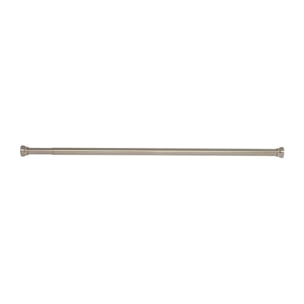 Barre tringle pour rideau de douche ou baignoire extensible sans perçage en Alu KRETA 125-220cm Brossé Spirella