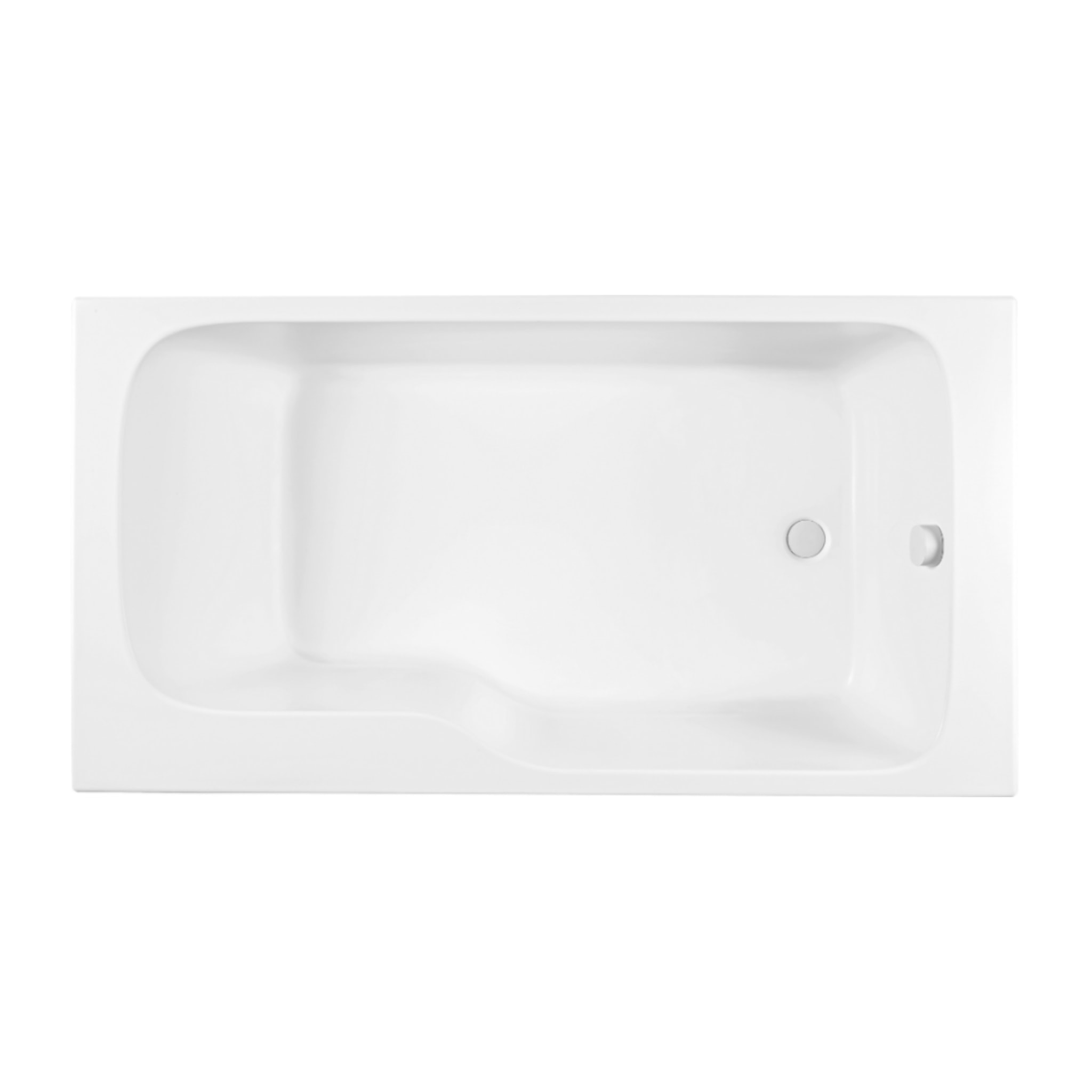 Baignoire bain douche Malice blanc brillant