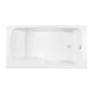 Baignoire bain douche Malice blanc brillant