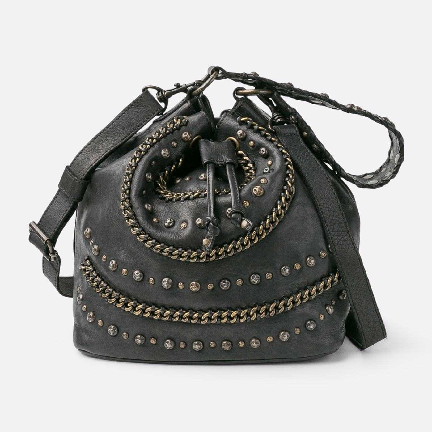 Bolso de hombro BIBA Red Rock de piel