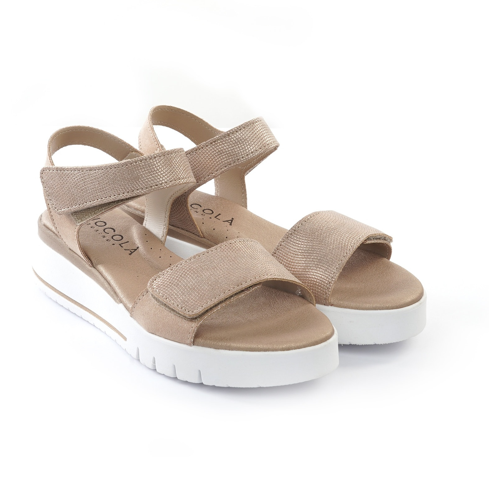 SANDALO ZEPPA FASCIA SIRENA CUOIO