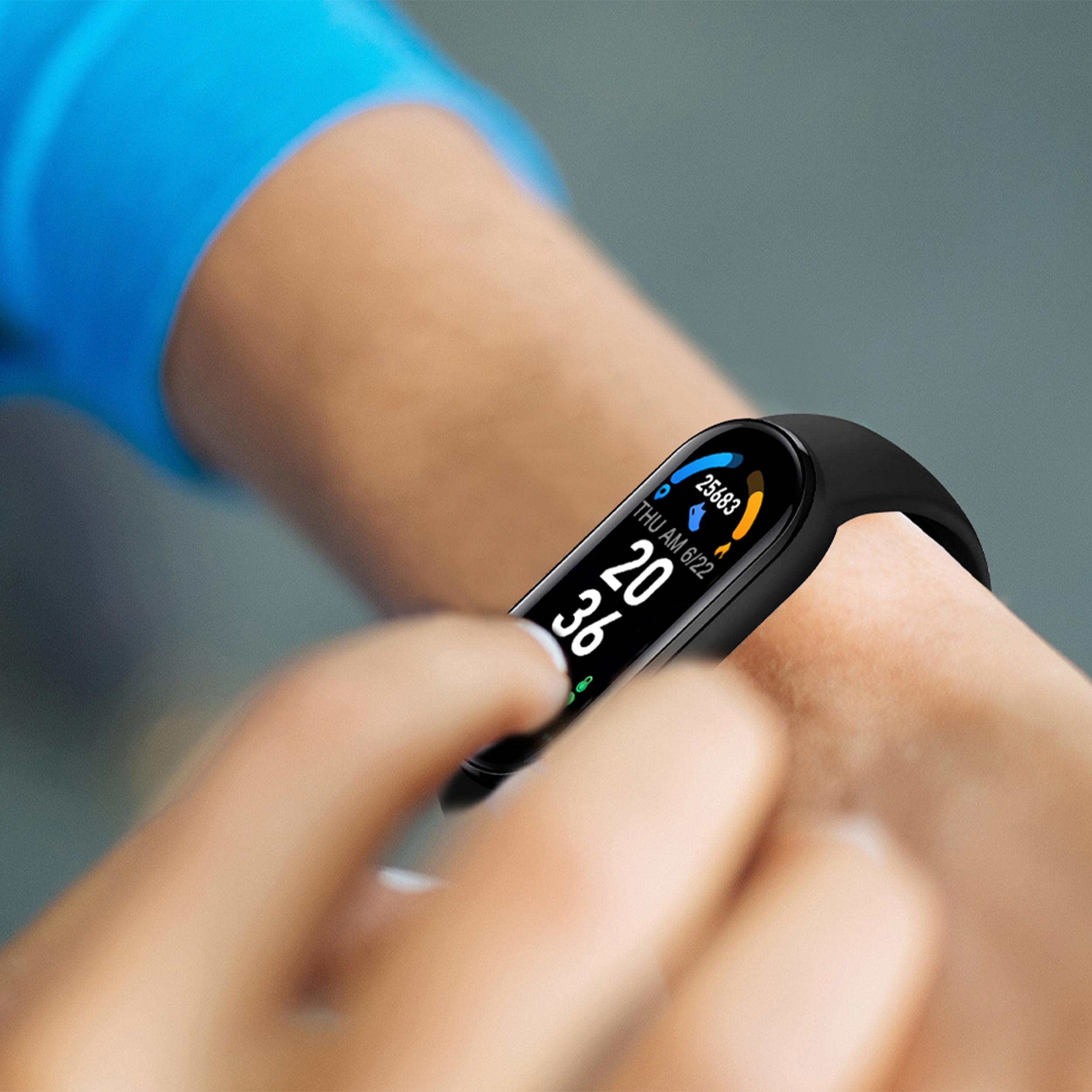 Pulsera de actividad Smartband AT410 - Android y iOS - Bluetooth 4.0 - Pulsómetro, presión sanguínea, calorías, monitorización del sueño