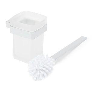 Simply S Brosse WC, chrome/verre dépoli (SATDSIMS37)