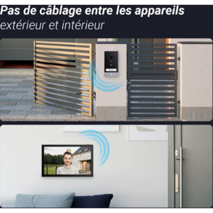 Sonnette connectée EZVIZ EP7-2K/Connecté ss fil+ panneau solaire