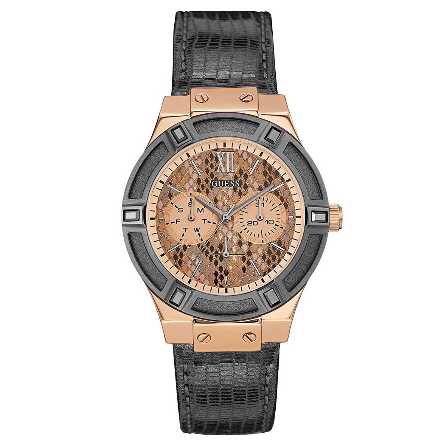 Reloj Guess W0289L4 Mujer Analogico Cuarzo con Correa de Piel