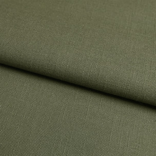 Torchon de cuisine en coton uni aspect tissé - Kaki