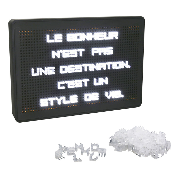 Tableau A Message Lumineux 200 Lettres