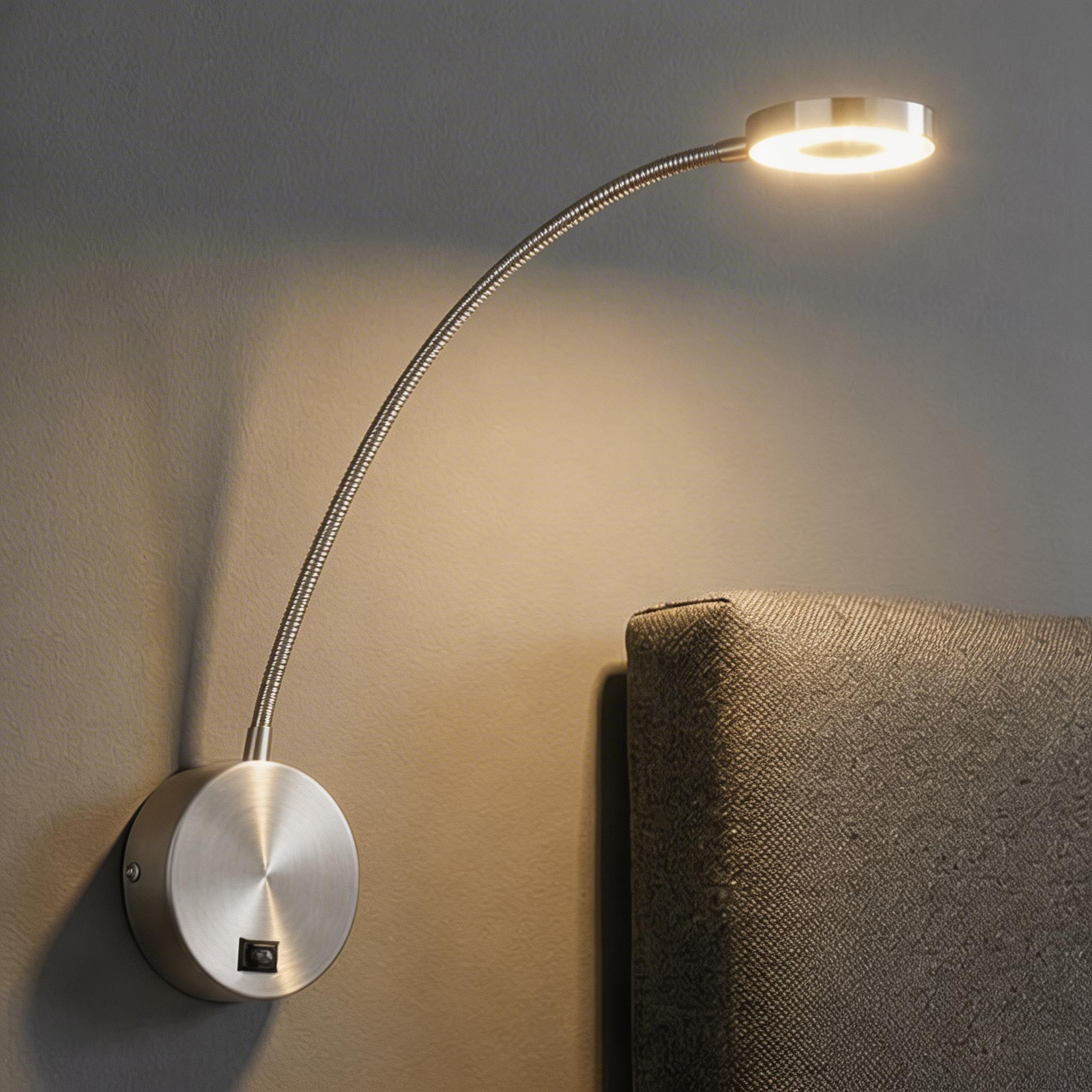 Forlight Luz De Lectura Llit Led 3,3W 4000K Niquel Santinado 133Lm
