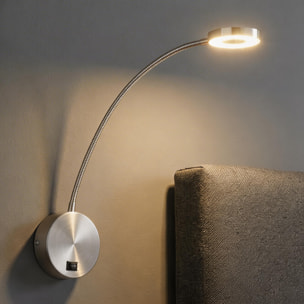 Forlight Luz De Lectura Llit Led 3,3W 4000K Niquel Santinado 133Lm