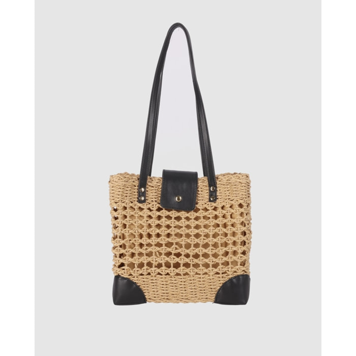 Bolso - Negro - Medida: 27 cm x 27 cm x 15 cm