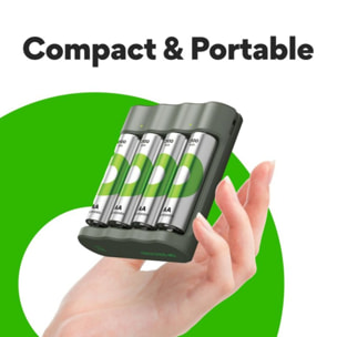 Chargeur de piles GP B441 + 4 AAA 850mAh