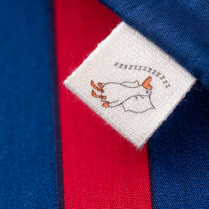 Juego de 4pzs color azul marino (funda nórdica doble + sábana bajera + 2x funda cojín) 100% algodón 180tc el ganso