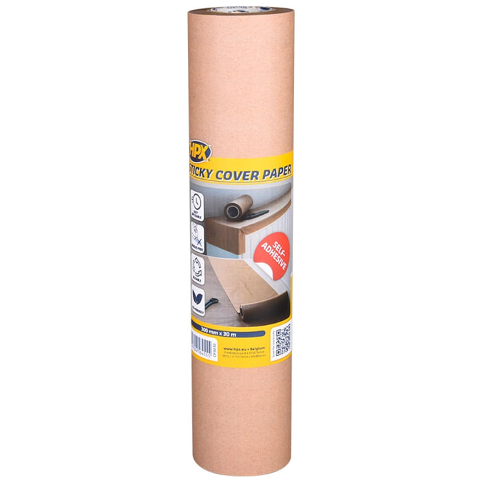 Papier de masquage adhésif HPX pour masquage rapide - 296 mm x 30 m - CP3030