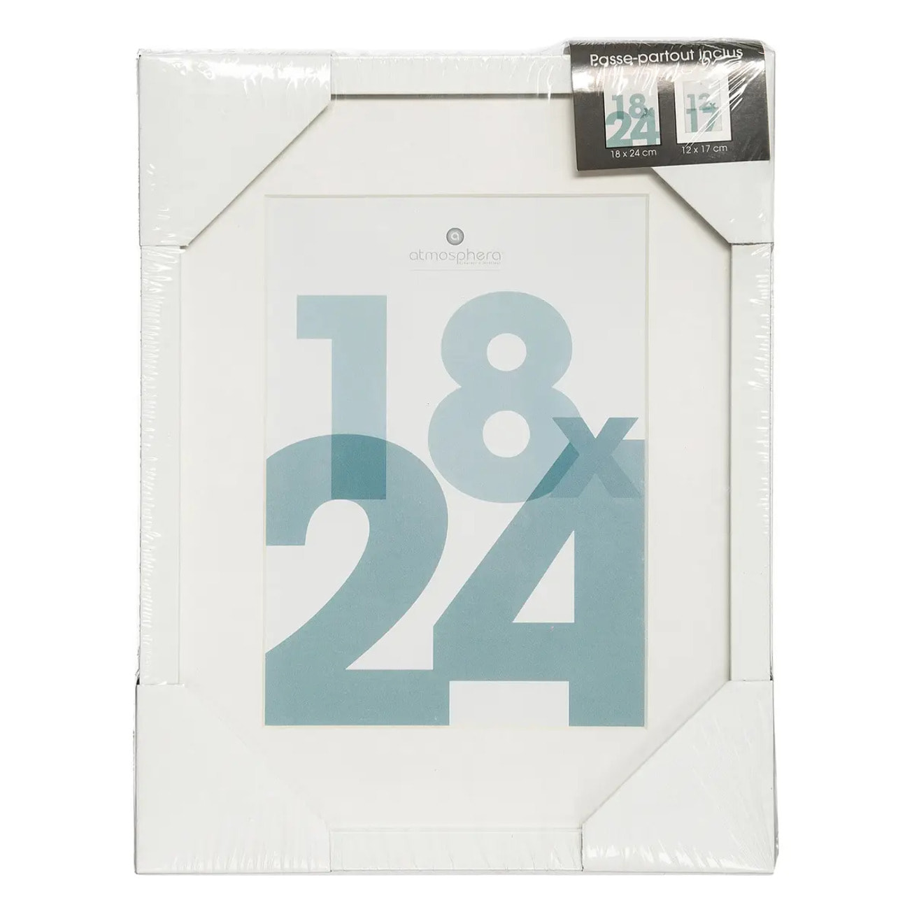 Cadre photo "Manu" blanc 18x24cm