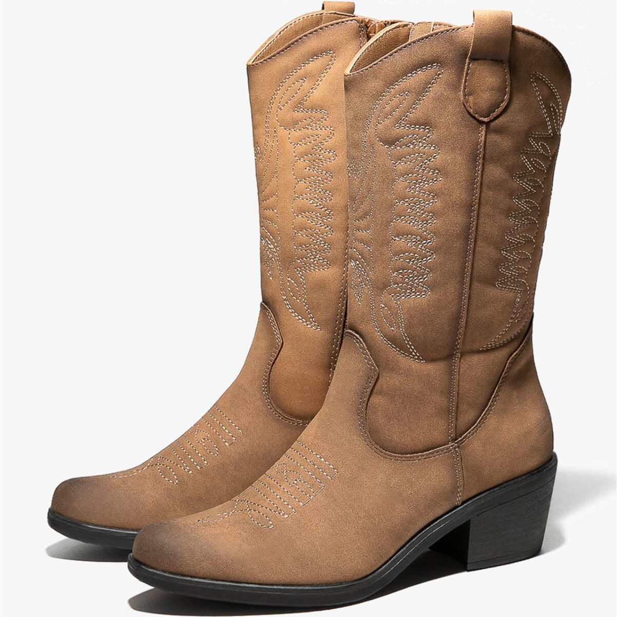 Botas Vaqueras Camel Nobuck