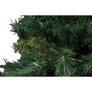 Albero di Natale Riccardo, Albero artificiale extra folto, Albero effetto reale in PVC, 326 rami, Altezza cm 120