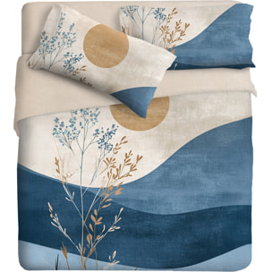 Parure copripiumino fotografico Piazzato Fine Art 1 piazza 1/2 Disegno Onda