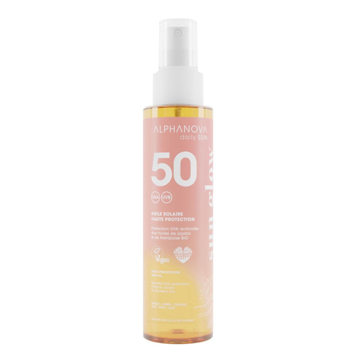 Sun Glow - Huile Solaire SPF 50 125 ml