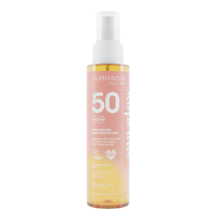Sun Glow - Huile Solaire SPF 50 125 ml
