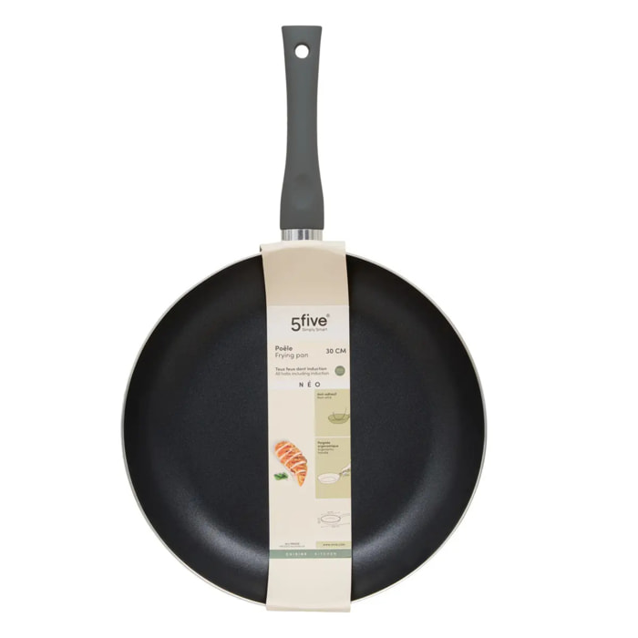 Poêle Neo D30cm aluminium gris