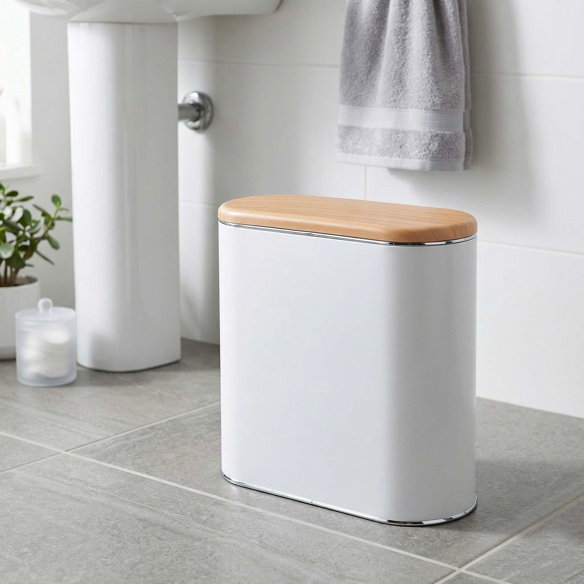 Poubelle de salle de bain push ALDO 10L