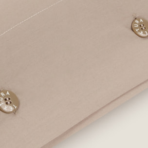 Funda de almohada algodón percal Best color marron tabaco 100% Algodón percal