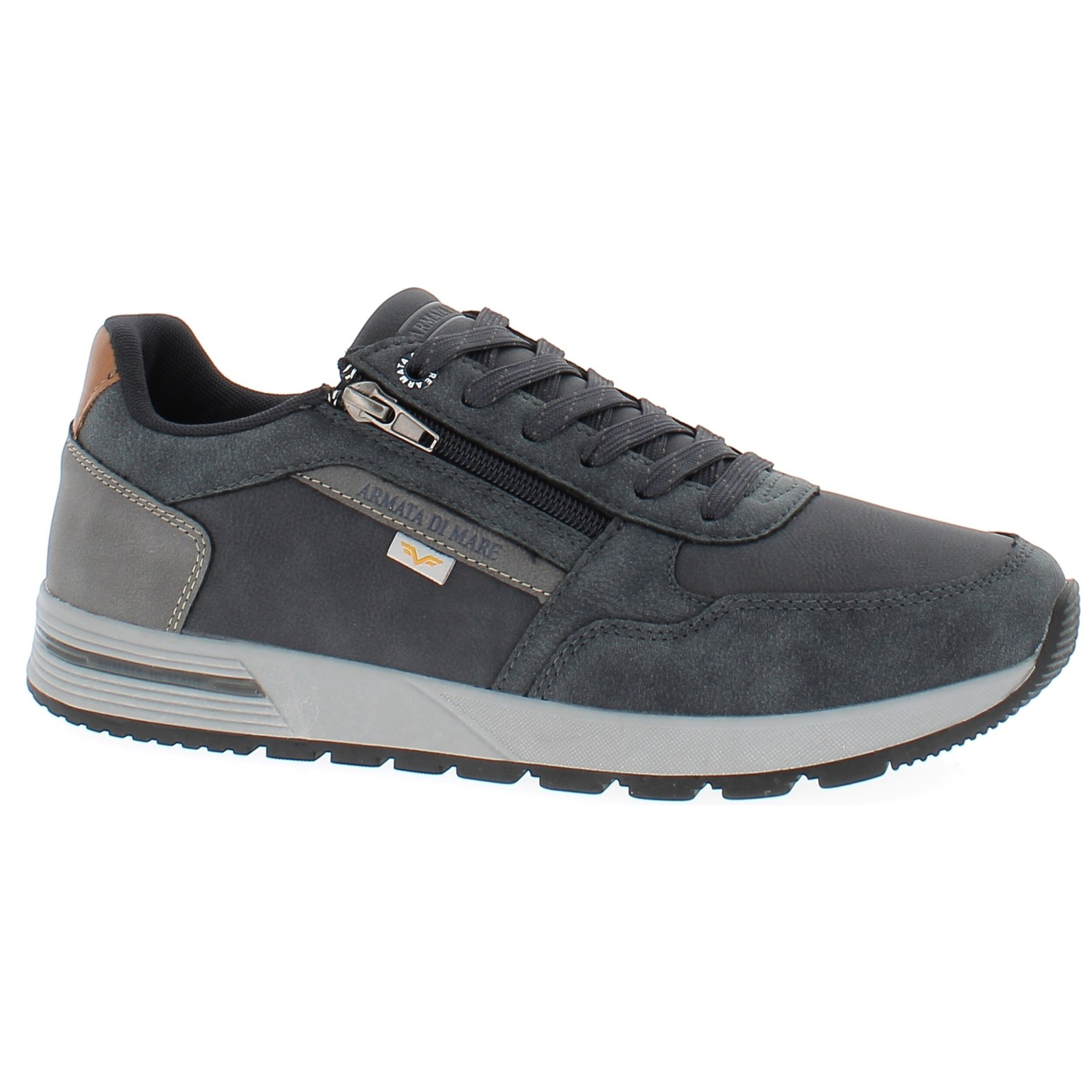 Armata di Mare Scarpe Uomo Sneakers Casual Stringate con Soletta Rimovibile in Memory Foam AMU 2L822 Navy