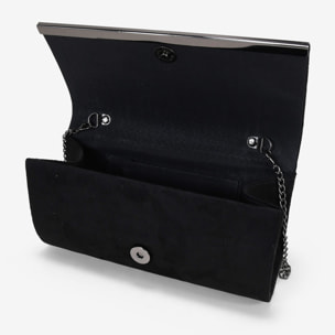 Bolso de fiesta negro con brillantes