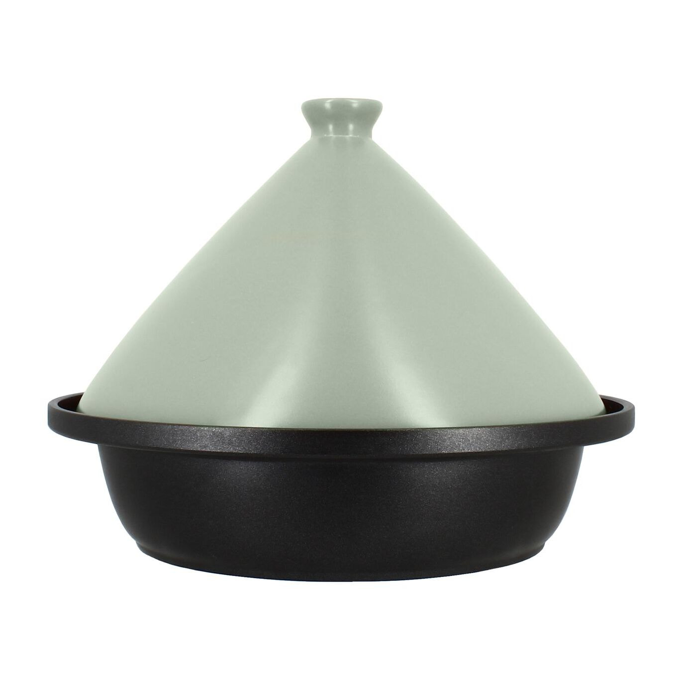 Tajine d24cm fond alu induction couvercle en céramique celadon
