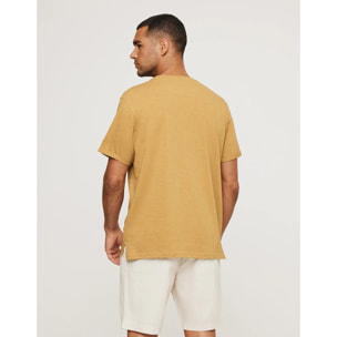 Camiseta Manga Corta Mostaza - Button