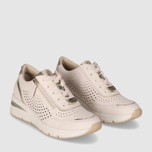 Deportivos - Beig - Tacón: Bajo