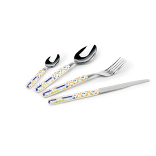 Servizio 24 posate Excelsa – Maioliche, Acciaio Multicolore