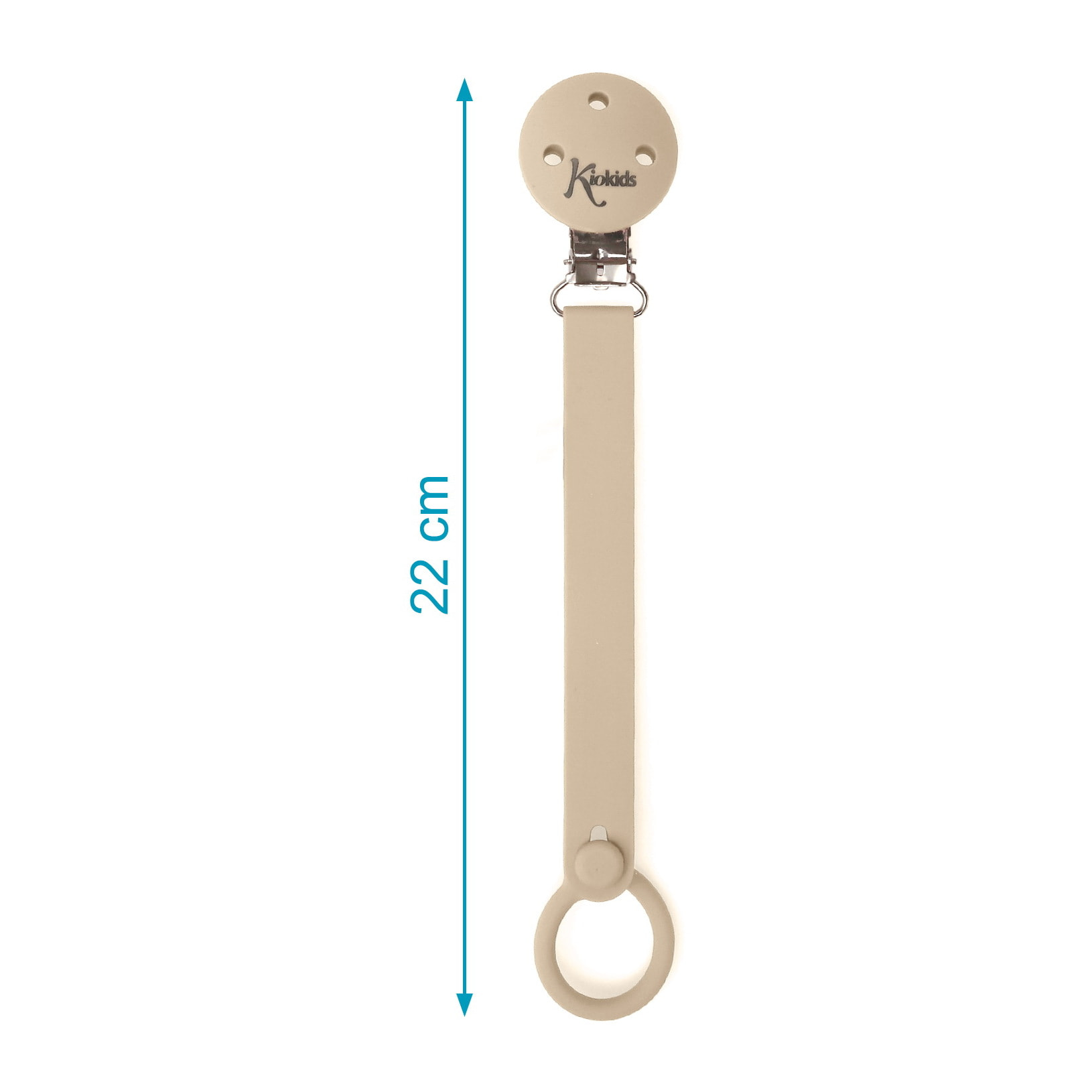 SUJETACHUPETES PINZA SILICONA BEIGE