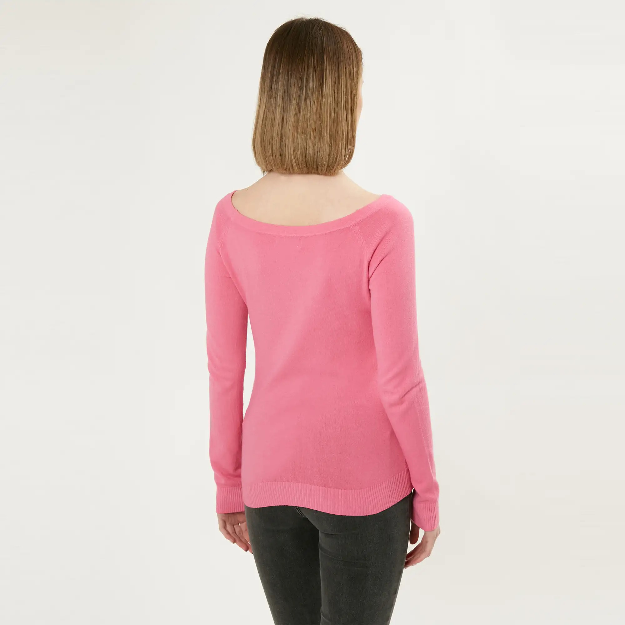 PULLOVER A COLLO LARGO DI LINEA BASIC